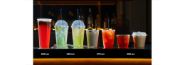Стакан Bubble Cup матовый ПП 650мл (1*10/20уп)